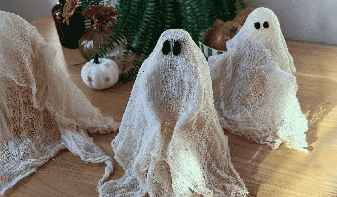 DIY Qunol Bottle Halloween Ghosts