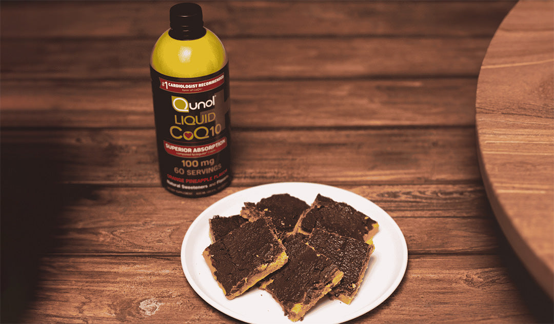 Qunol® CoQ10 Chocolate Peanut Butter Squares