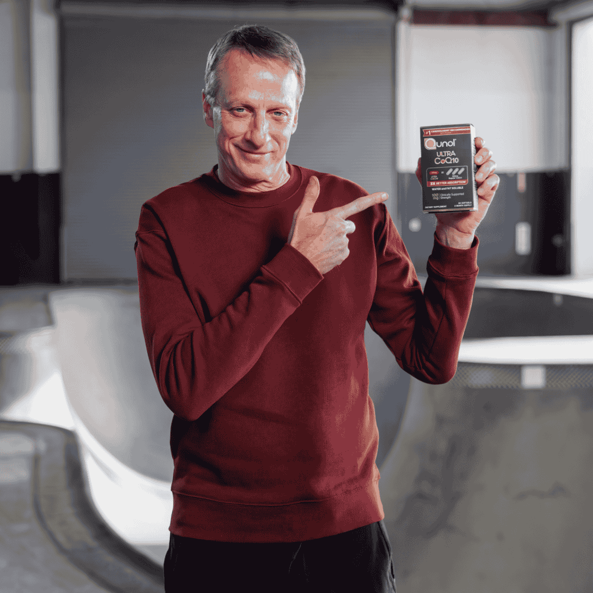 Qunol Is Back with Tony Hawk and He’s Still Keeping Up With Life’s Turns Thanks to CoQ10