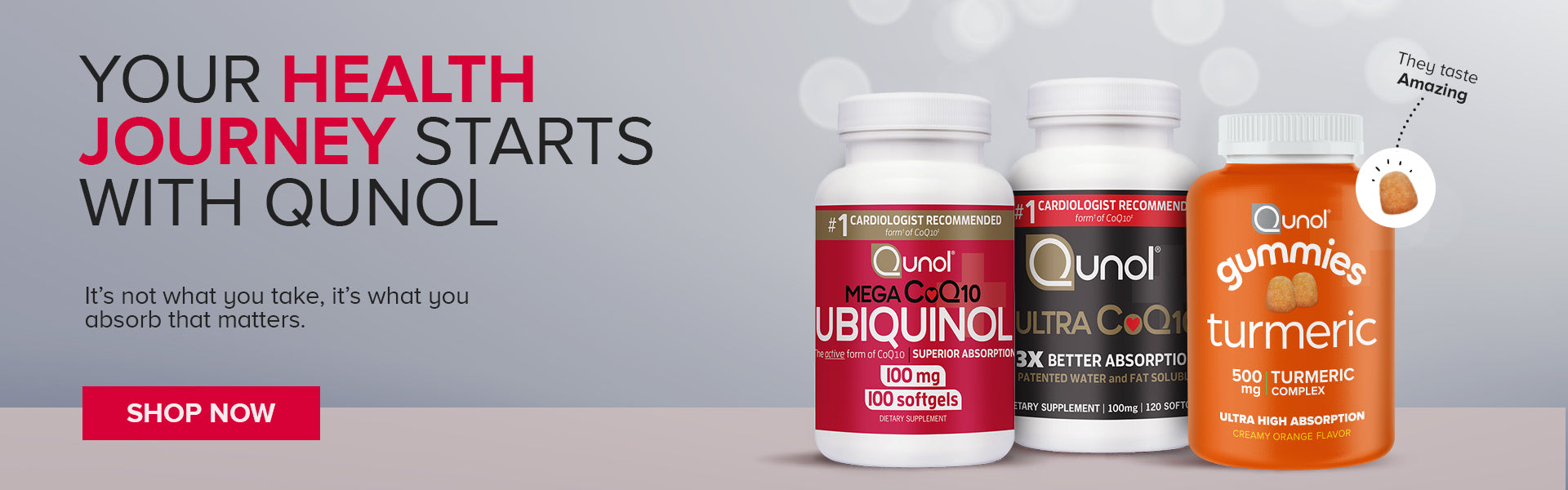 Your health journey starts with Qunol: Shop Now