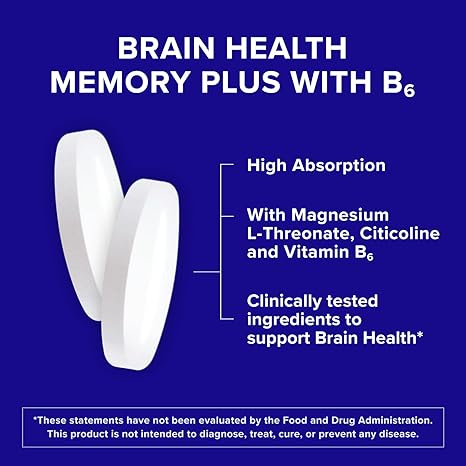 Brain Health - Memory Plus with B6