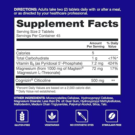Brain Health - Memory Plus with B6