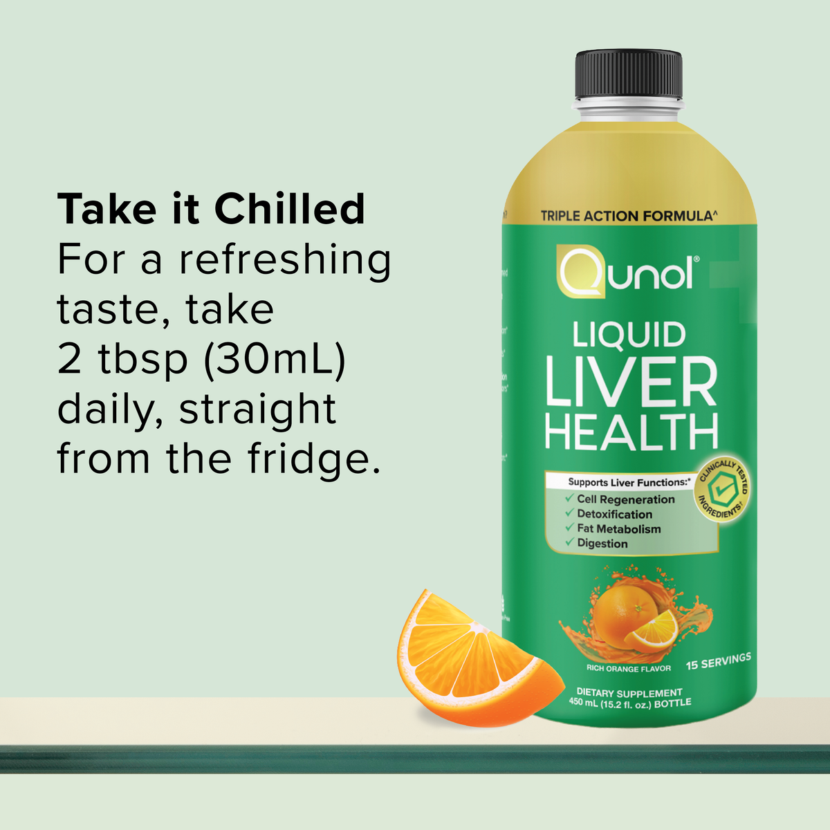 Liquid Liver Health Supplement, Triple Action Formula, Milk Thistle Turmeric and Vitamin D