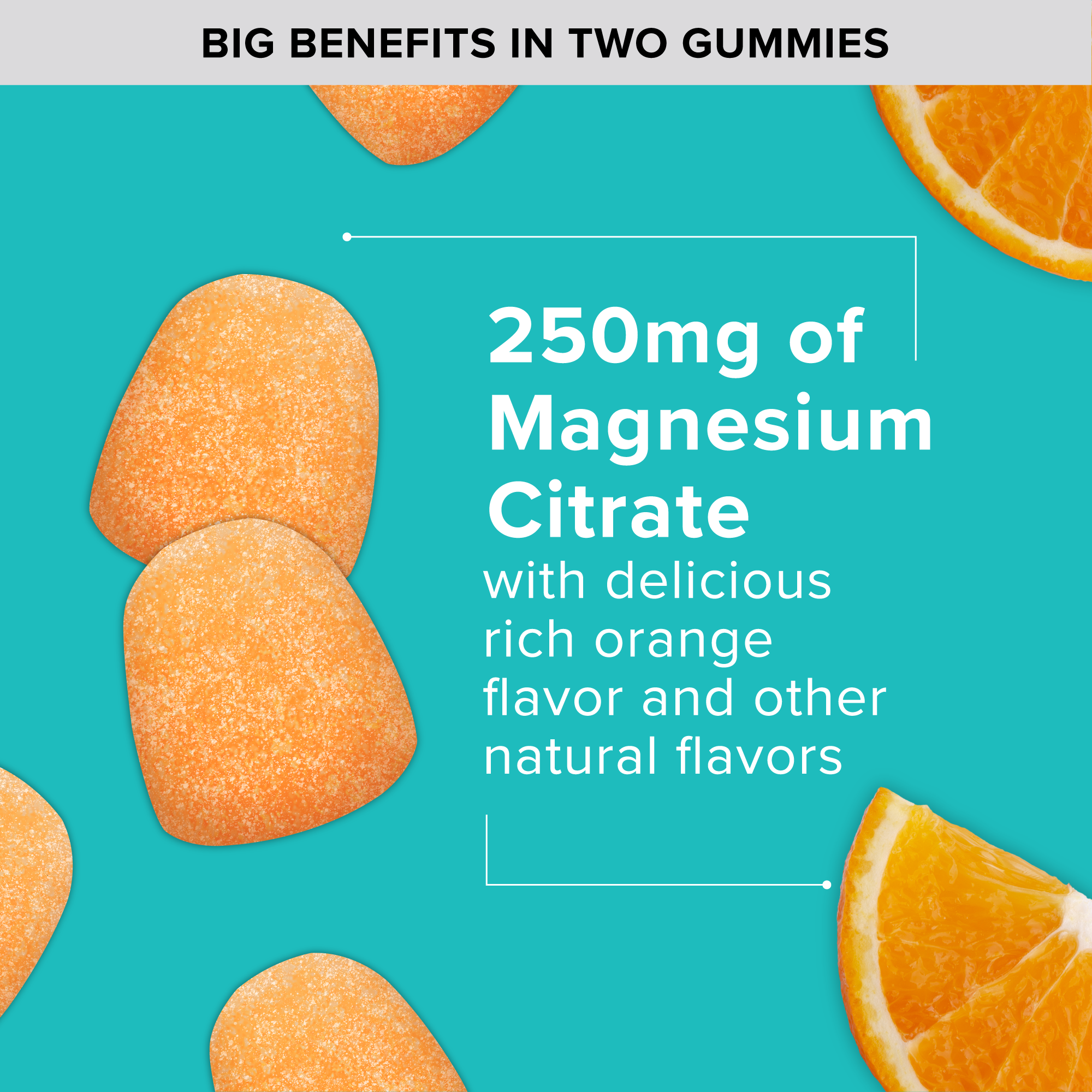 Magnesium Citrate Gummies, 250mg