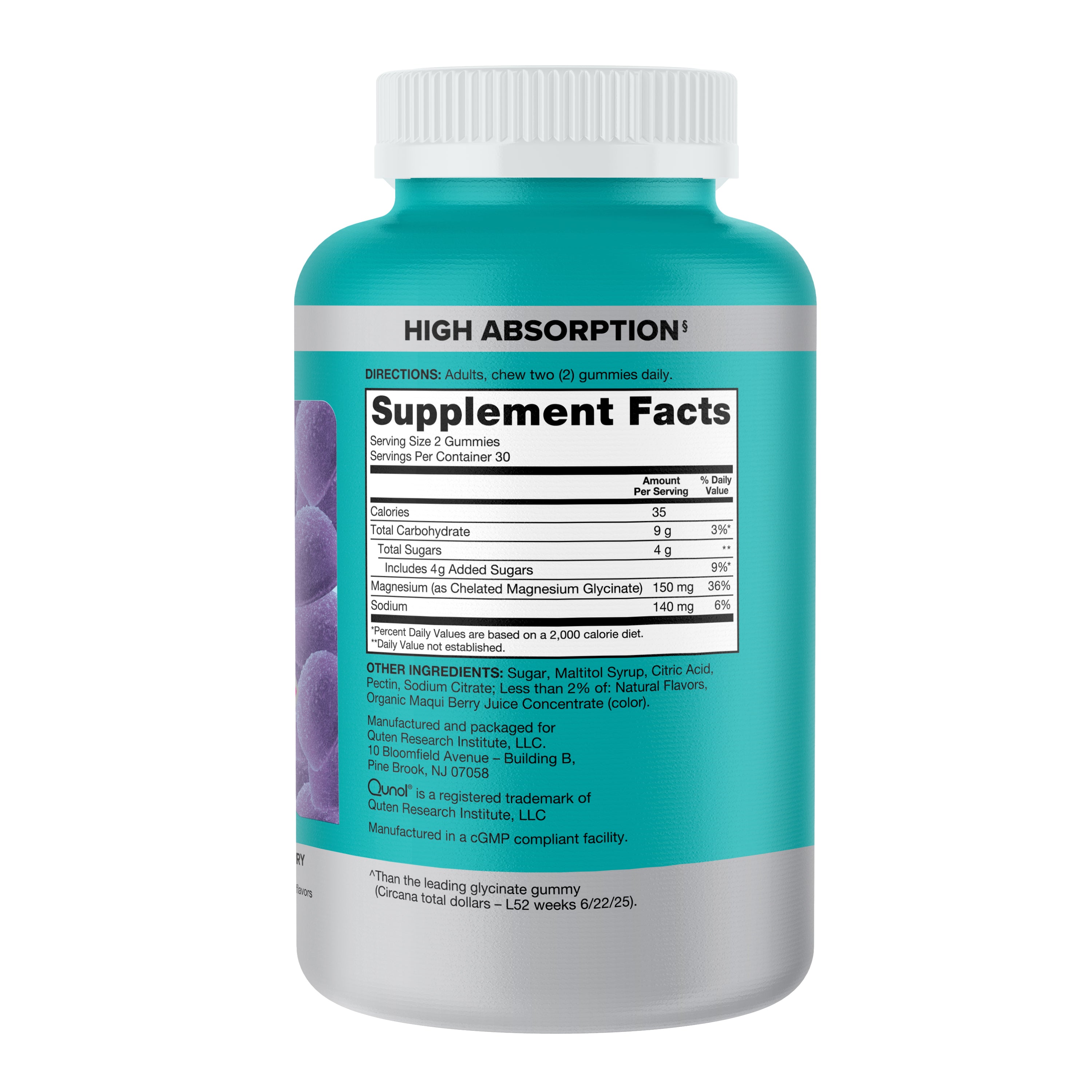 Magnesium Glycinate Gummies 150mg