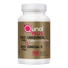 Plus Extra Strength Ubiquinol + Omega-3, 200mg + 250 mg