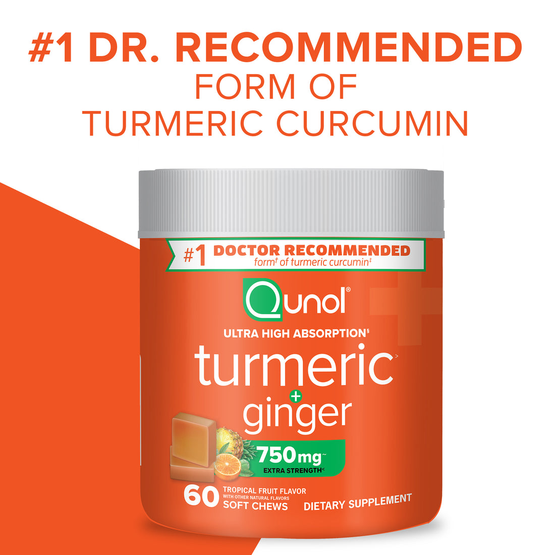 Turmeric Ginger Chews 750mg Qunol turmeric-ginger-chews-750mg-qunol