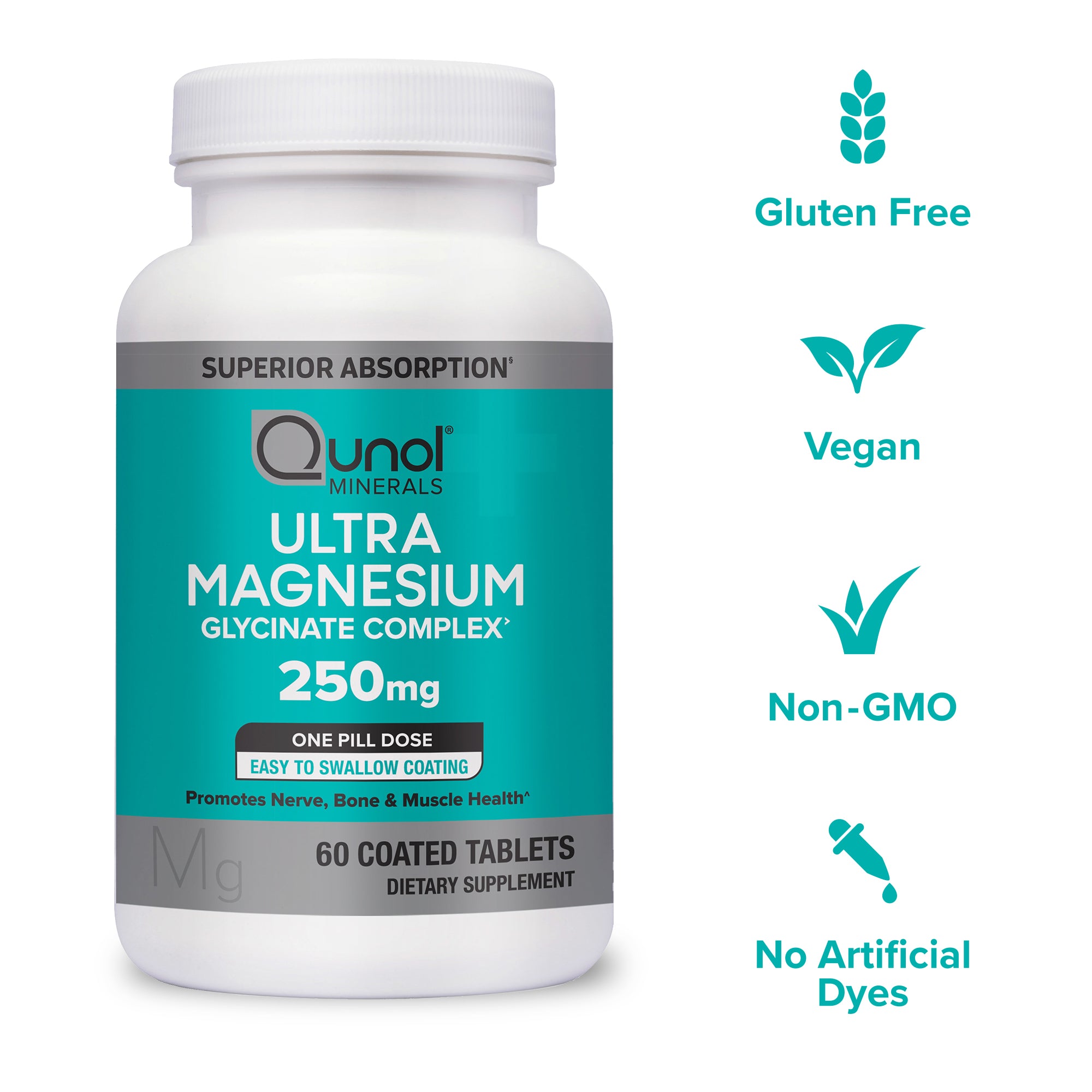 Ultra Magnesium Glycinate Complex, 250mg