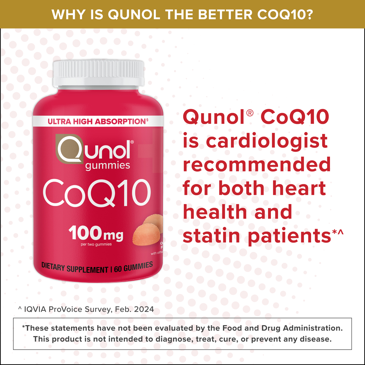 CoQ10 Gummies, 100mg Coenzyme Q10 | Qunol