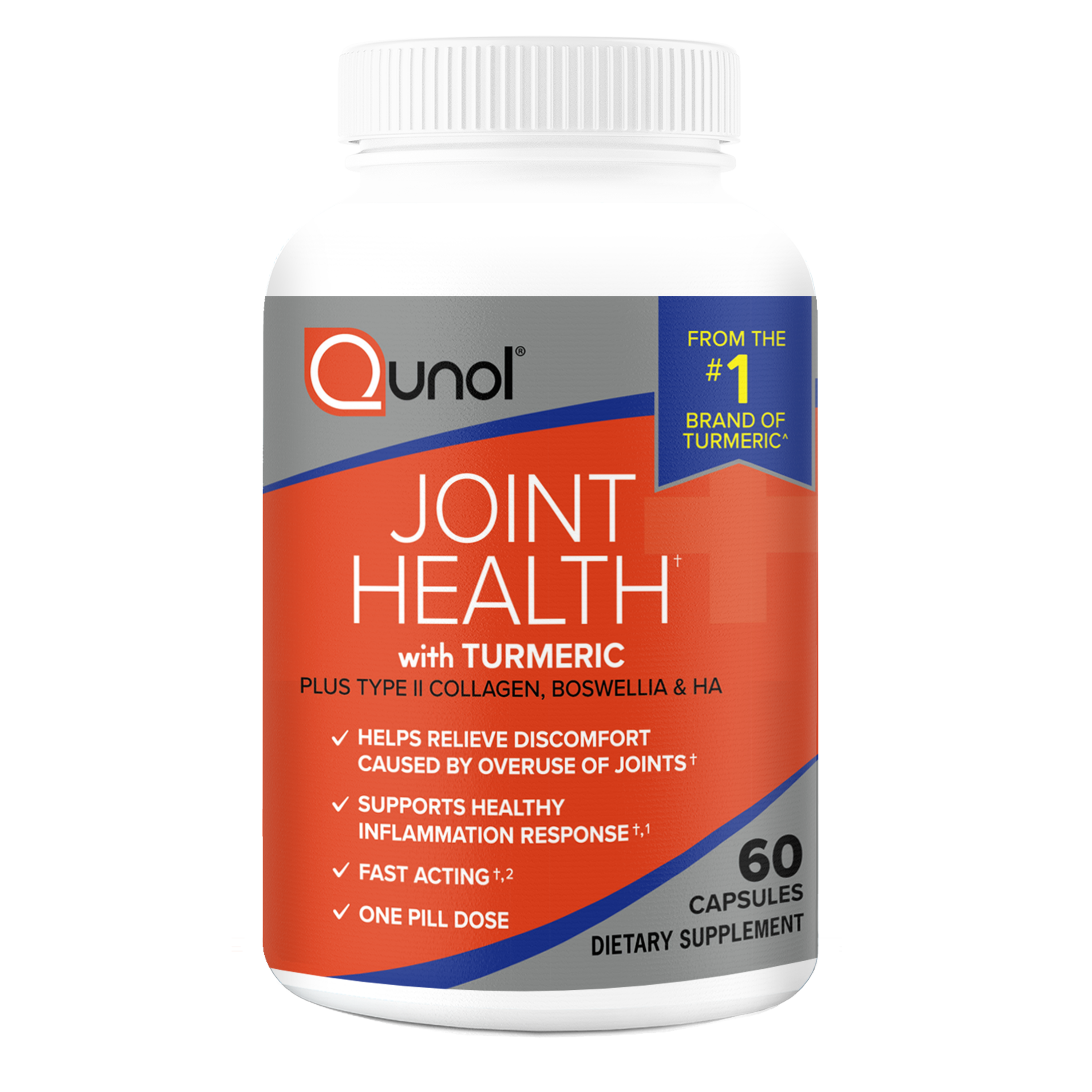 Qunol 5-in-1 Joint Support Supplement Capsules