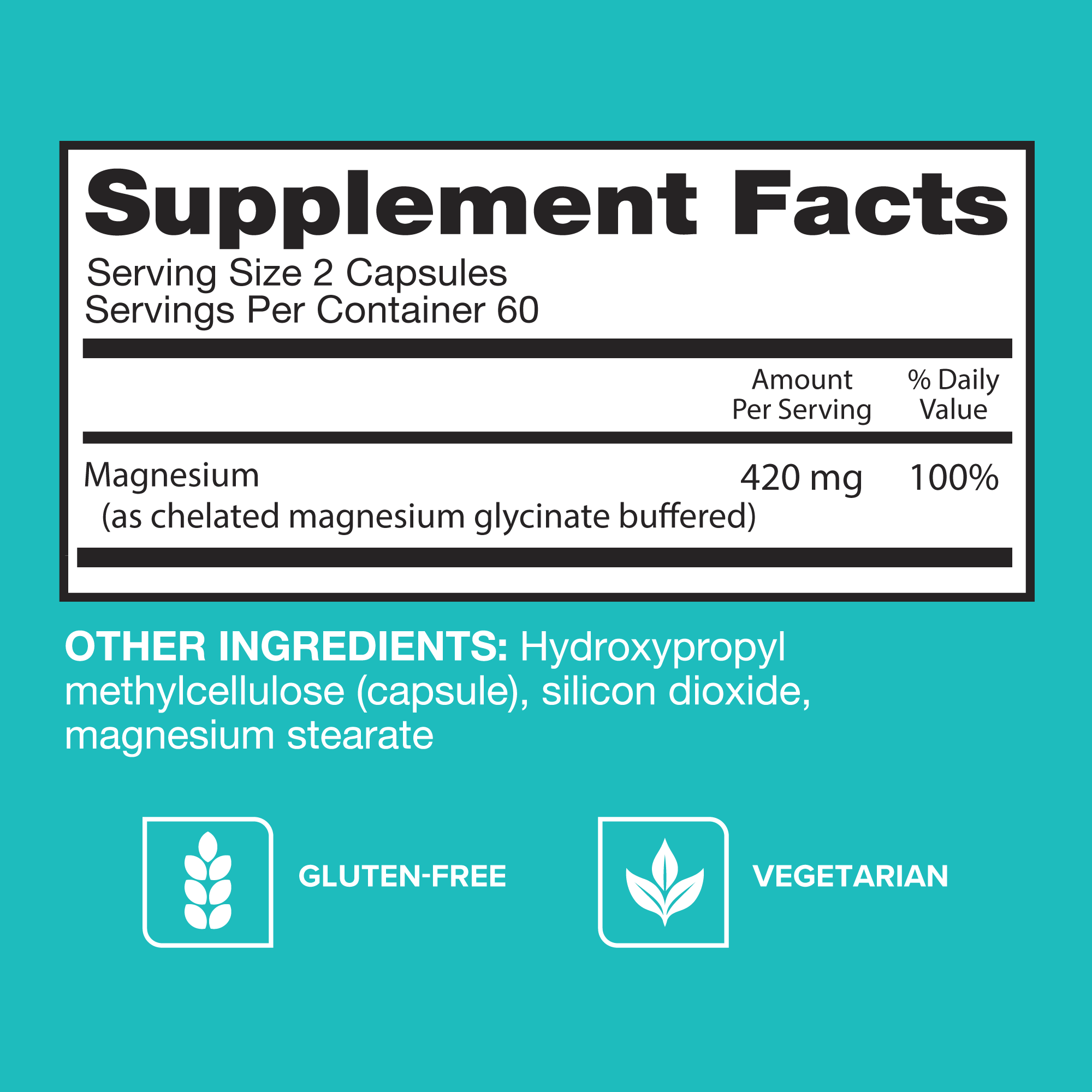 Extra Strength Magnesium, 420mg