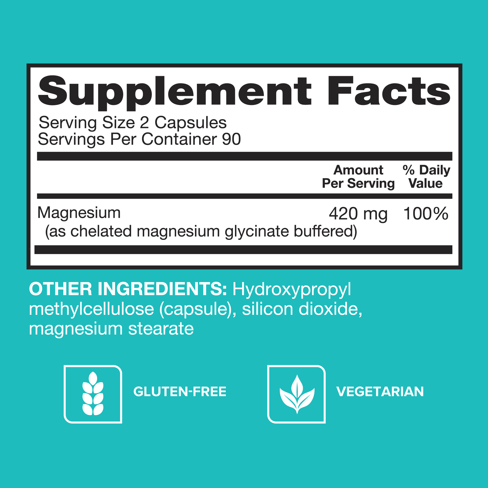 Extra Strength Magnesium, 420mg