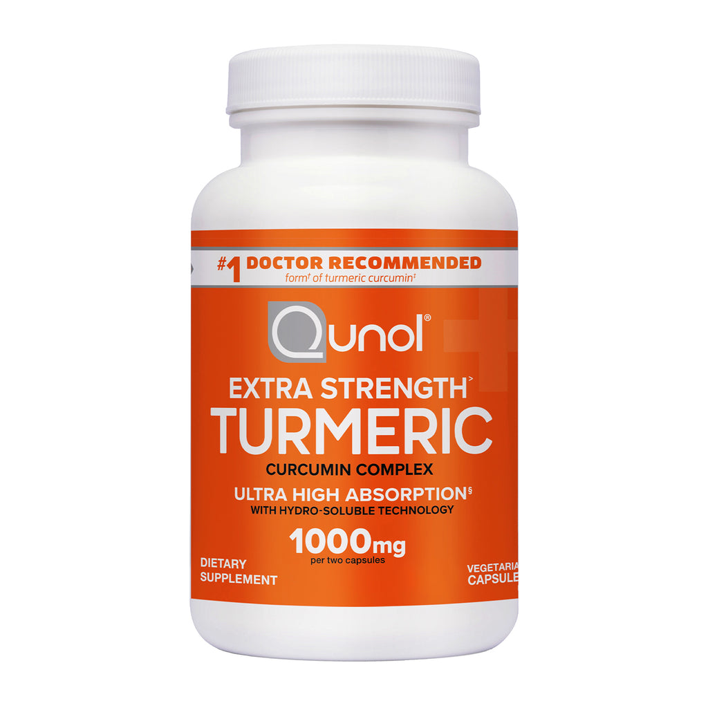 Qunol Turmeric Curcumin Complex Extra Strength 1000mg Capsules