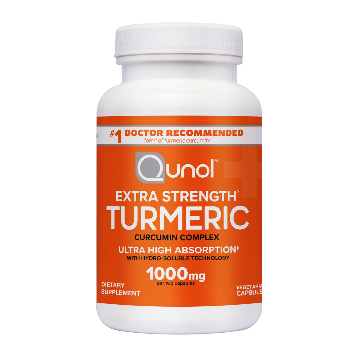 Qunol Turmeric Curcumin Complex Extra Strength 1000mg bottle