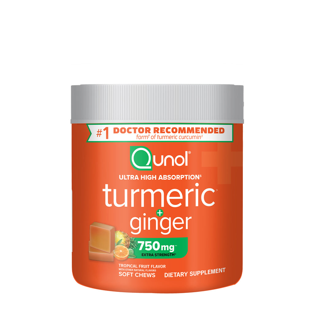 Turmeric + Ginger Soft Chews, 750 mg
