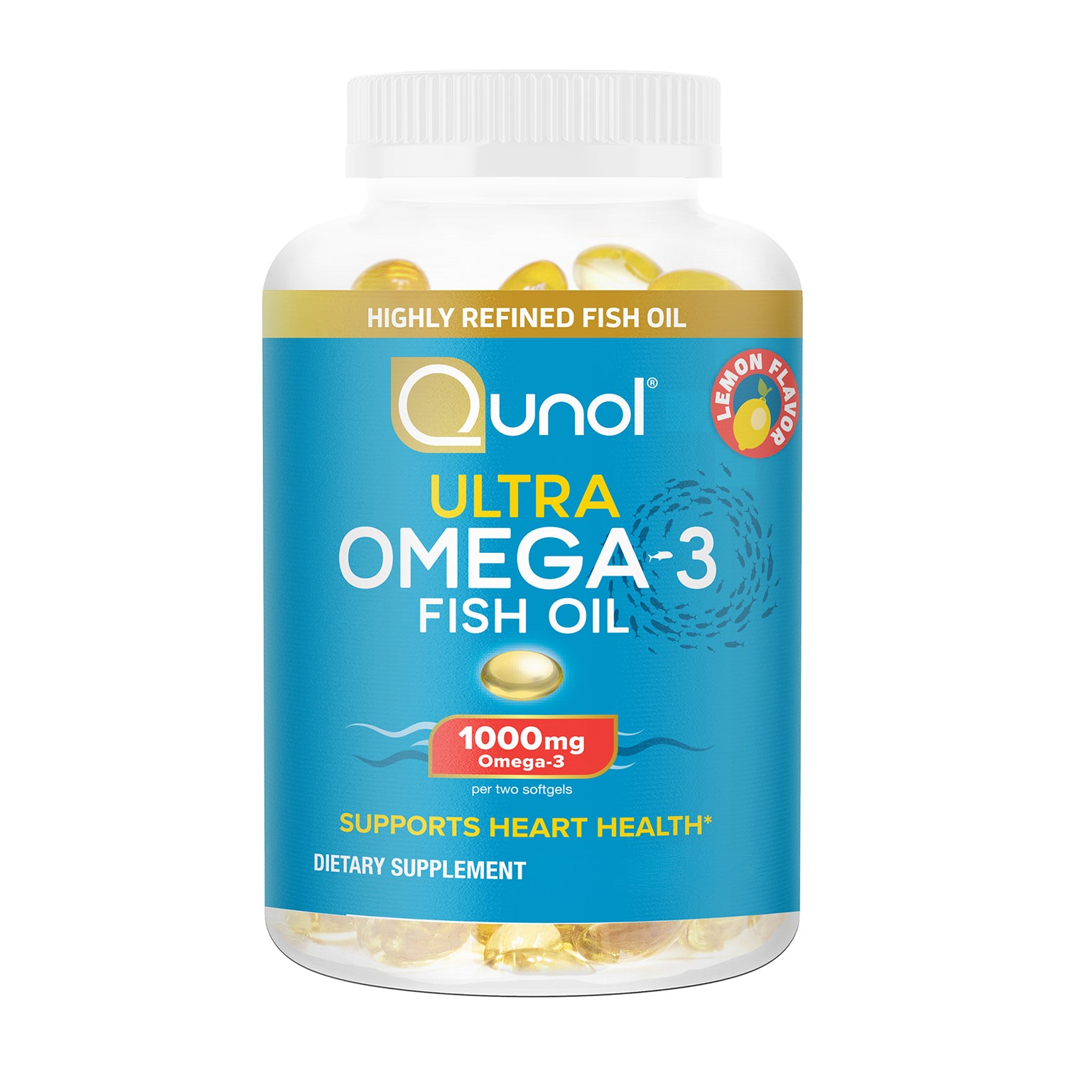 Ultra Omega-3 Mini Fish Oil Pills, 1000mg