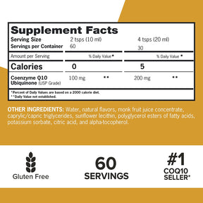 Liquid CoQ10, 100mg