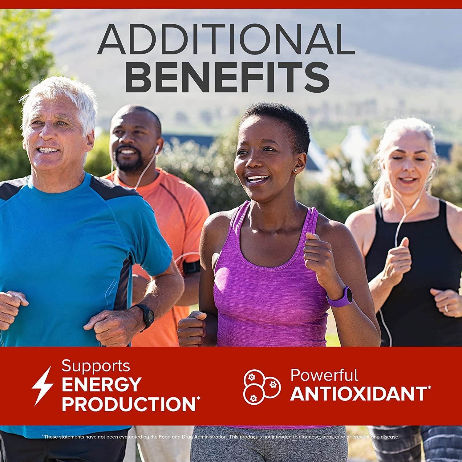 Additional Benefits: Supports energy production and powerful antioxidant