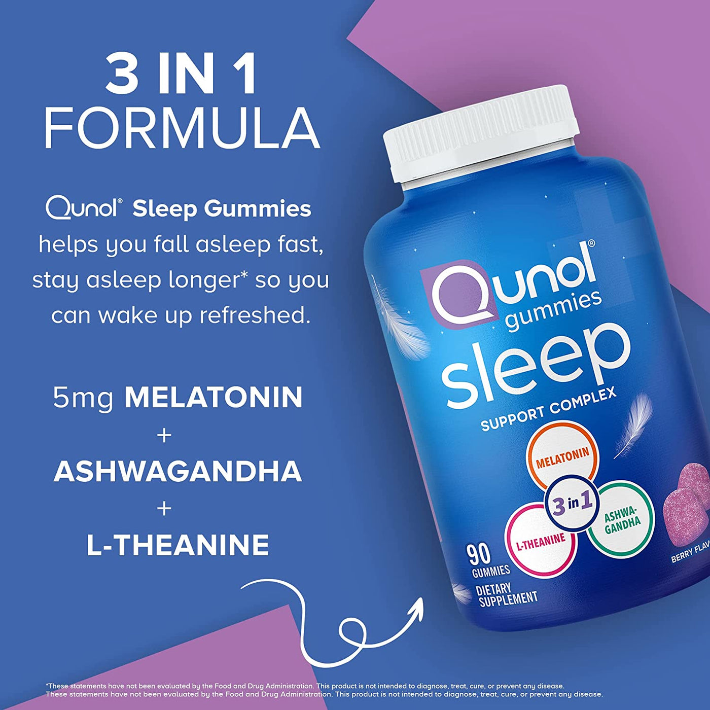 Sleep Gummies, 3in1