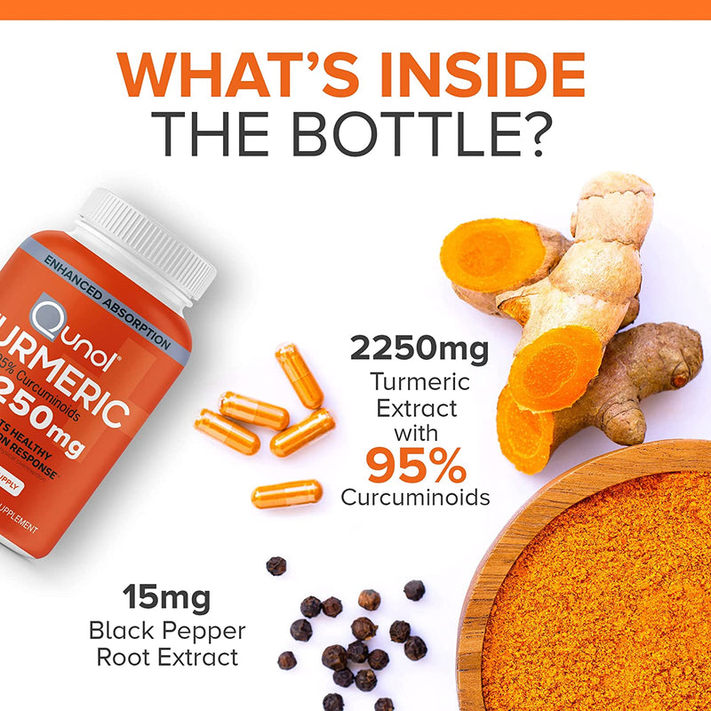 Qunol® Turmeric 2250mg with Black Pepper
