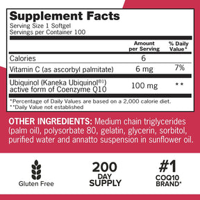Mega Ubiquinol CoQ10, 100 mg