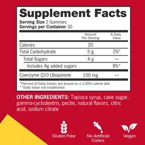 Coq10 Gummies, 100mg