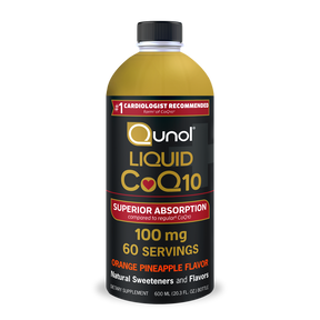 Qunol Liquid CoQ10 Ubiquinol - Orange Pineapple Flavor