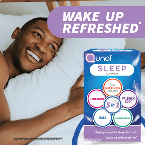 Qunol 5 in 1 Sleep Support - Melatonin, Ashwagandha