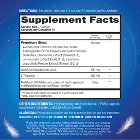 Qunol 5 in 1 Sleep Support - Melatonin, Ashwagandha