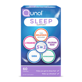 Qunol 5 in 1 Sleep Support - Melatonin, Ashwagandha
