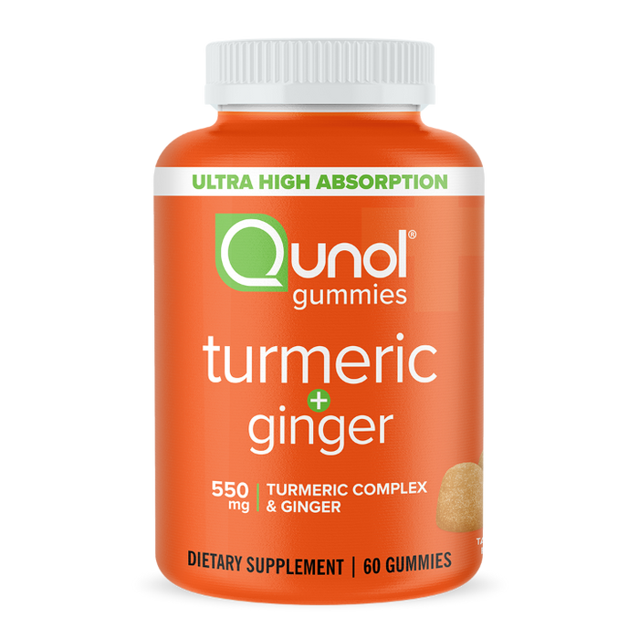 Turmeric + Ginger Gummies, 550mg