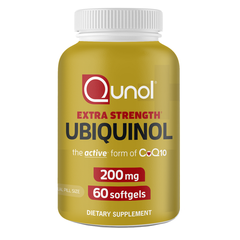 Qunol® Ubiquinol Extra Strength, 200 mg, 60 ct Active Form of CoQ10